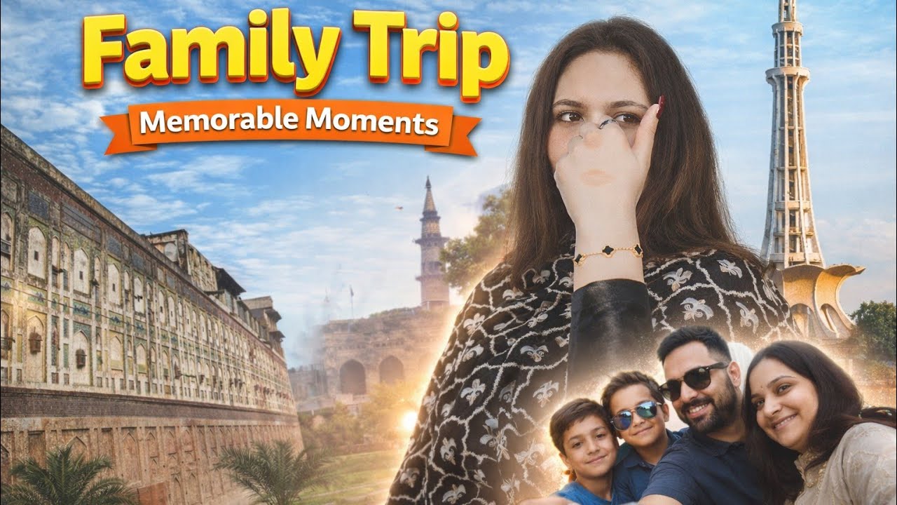 “Family Trip Shahi Qila or Minare Pakistan 🌄 | Fun, Adventure & Memories”