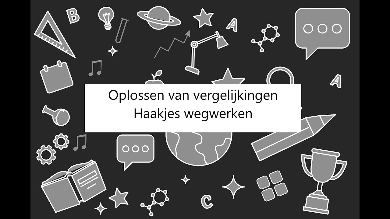 Oplossen van vergelijkingen: Haakjes (distributief)