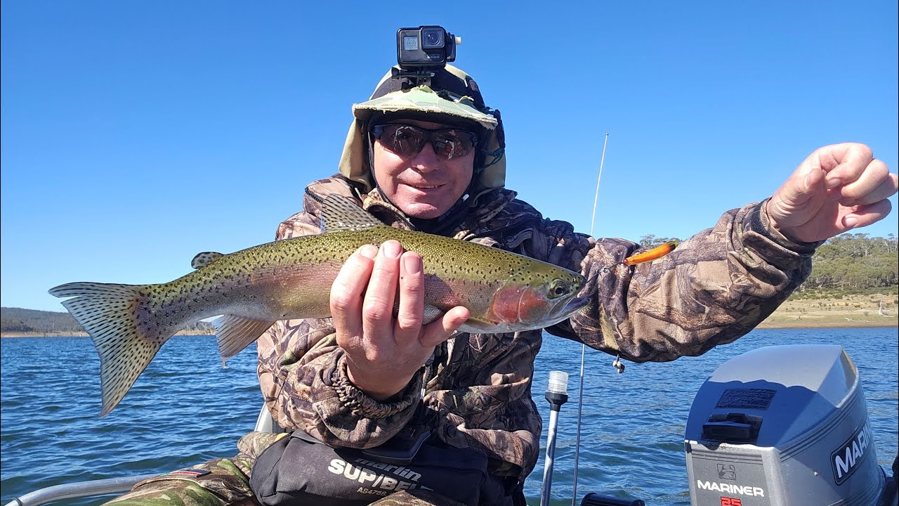 Lake Eucumbene Trout Fishing Trip Early April 2024 With Trevor and Madeline