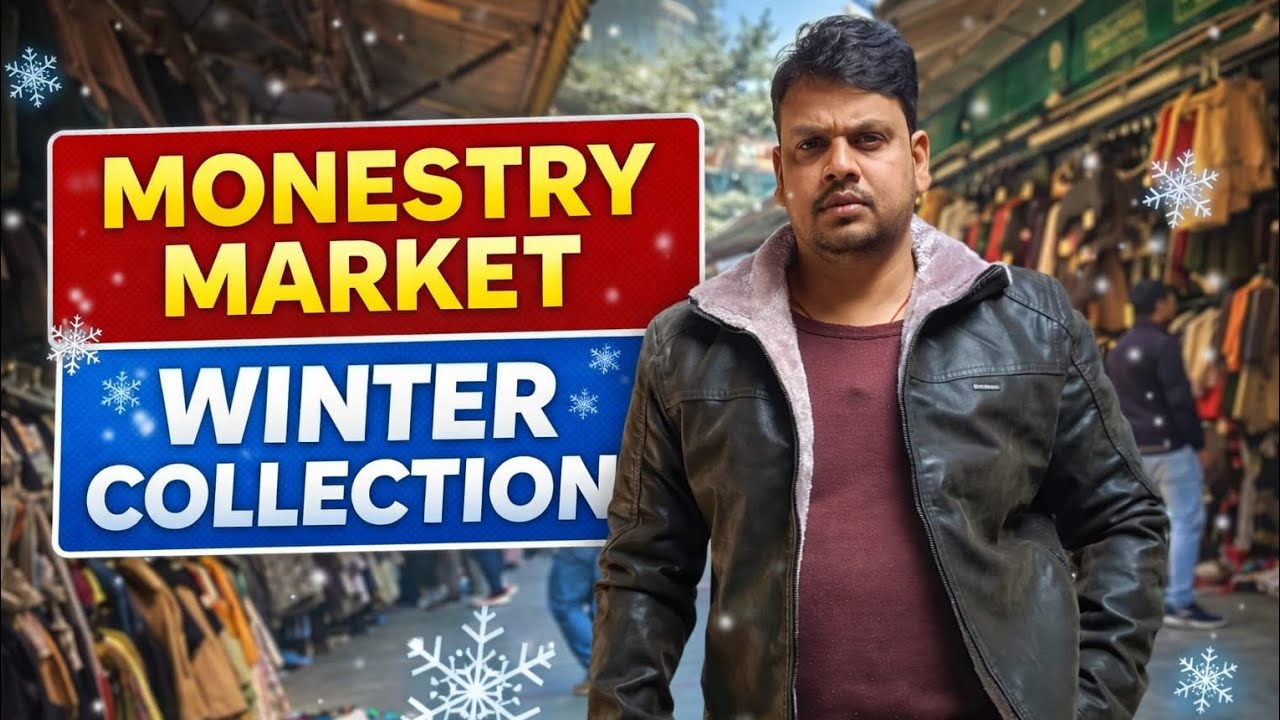 Aj laga third dose bua ko| Fr hm gye monestry market Delhi #monestry #wintercollection #dailyvlog