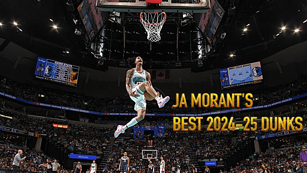 The Most Fearless Player in the NBA? | Ja Morant's Top 10 Dunks
