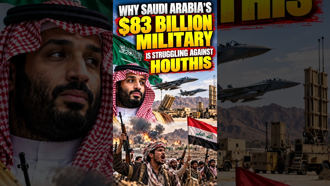 Saudi Arabia's $83 Billion Military Struggling Against the Houthis #SaudiArabia #Houthis #YemenWar