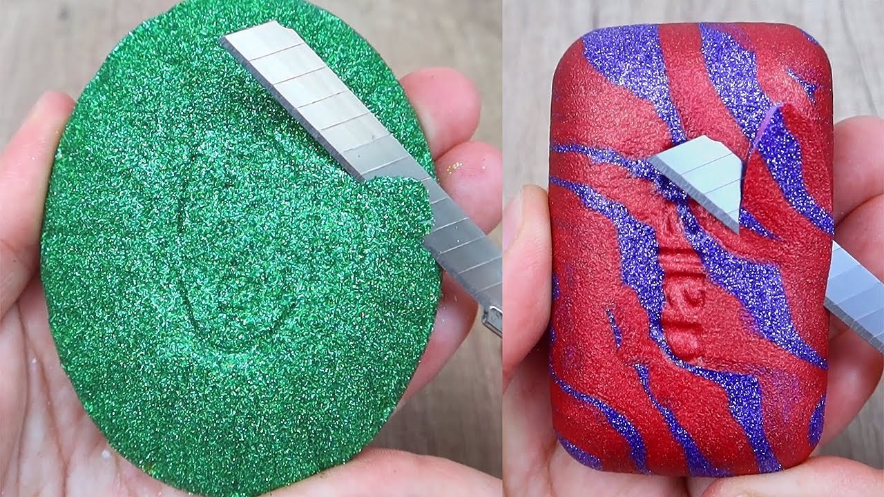 Relaxing Soap Cutting ASMR. Satisfying Soap and lipstick cutting. Corte de jabón - 1104