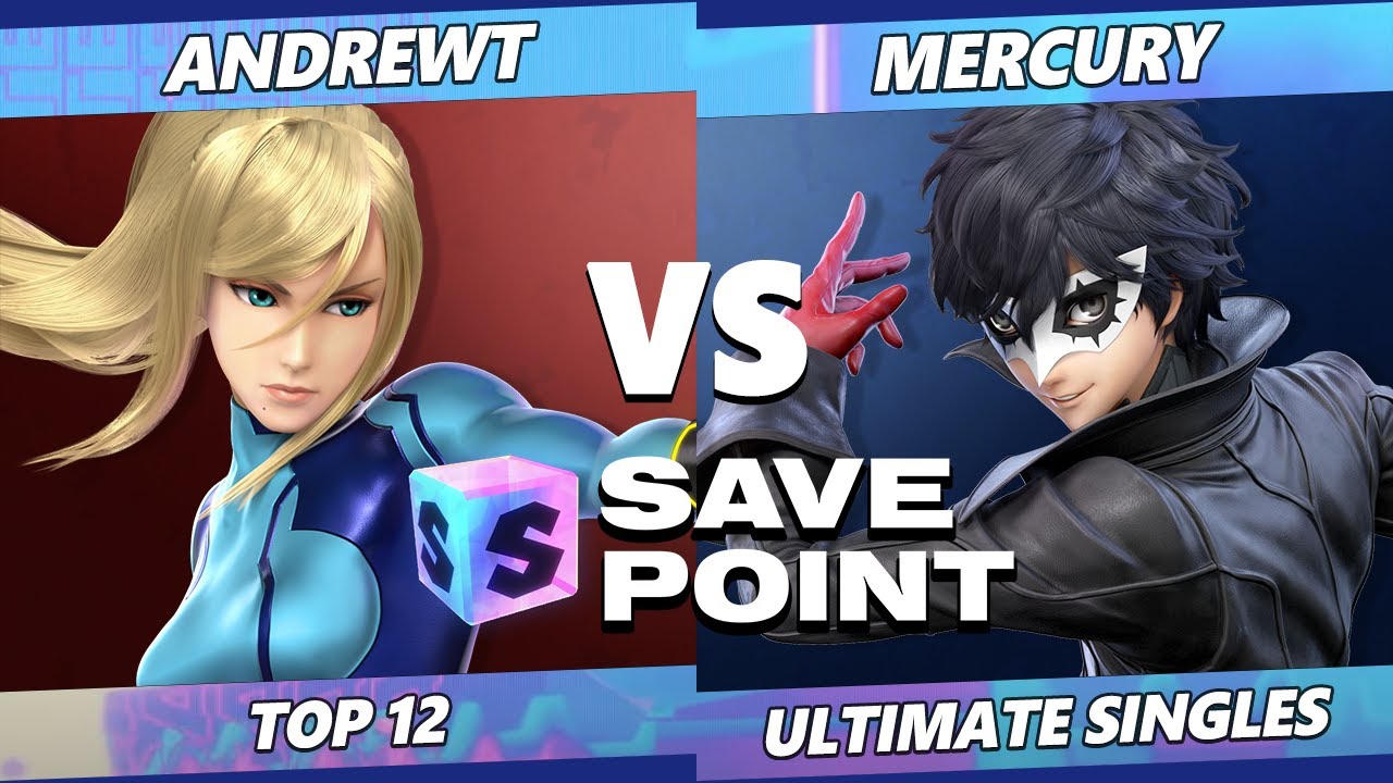 Save Point 2 Top 12 - Mercury (Joker) Vs. AndrewT (ZSS) SSBU Ultimate Tournament