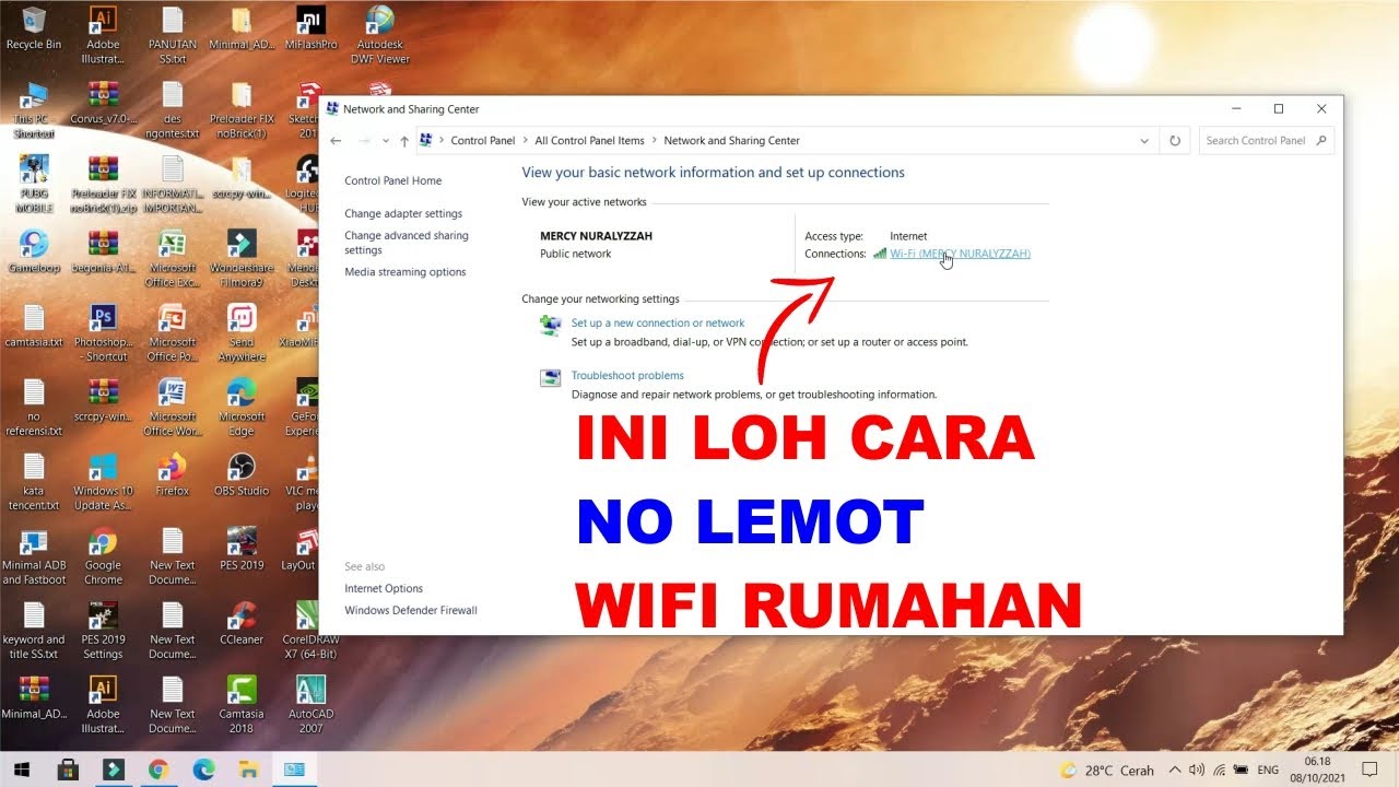 Cara Mempercepat Jaringan WIFI di Laptop/PC | TERBARU