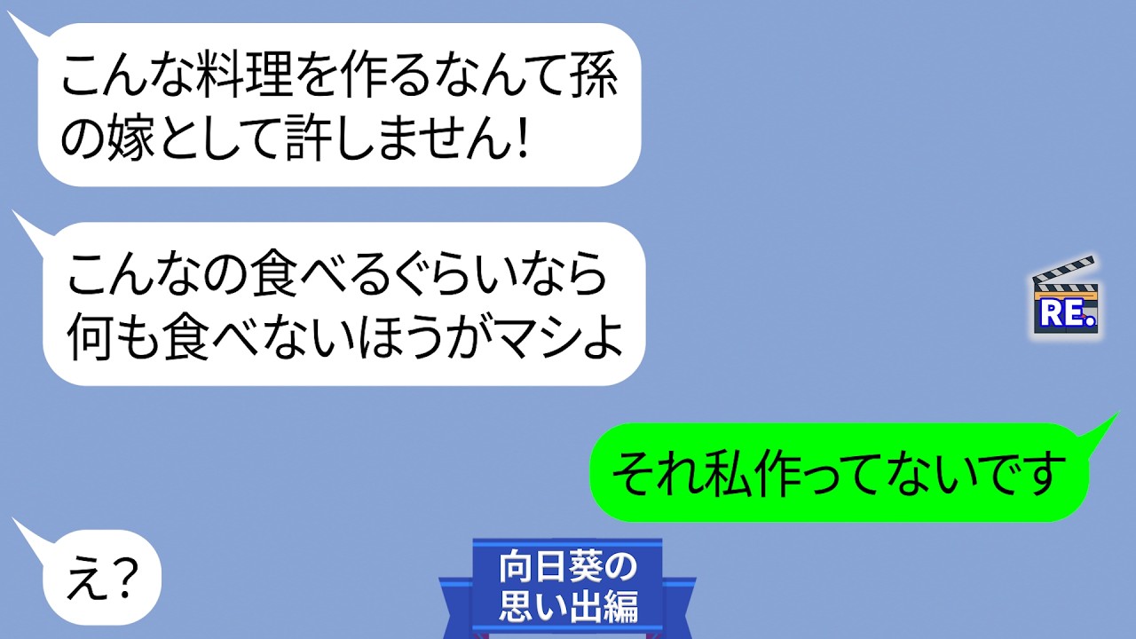 年末に旦那の実家で手料理を振る舞うと旦那の祖母がブチギレ｢あんたなんか嫁じゃない出て行け！｣【LINE】