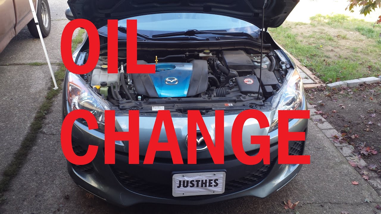 2013 Mazda3  | 10,000 Mile Oil Change | How To