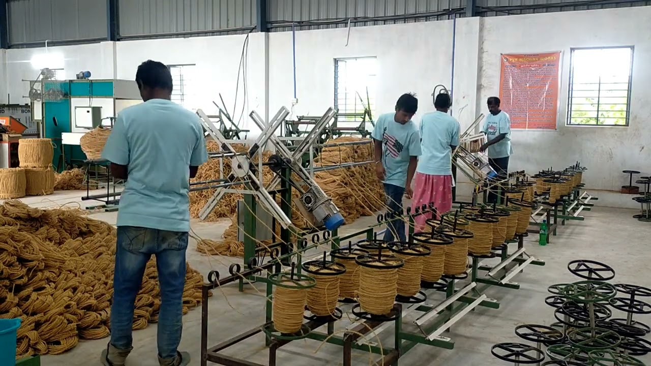 GES EXPORTS- coir rope production.