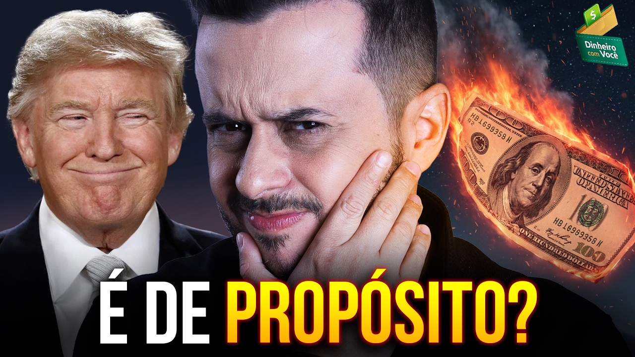 O PLANO MALIGNO de DESVALORIZAR O DÓLAR (CUIDADO para NÃO pagar A CONTA)