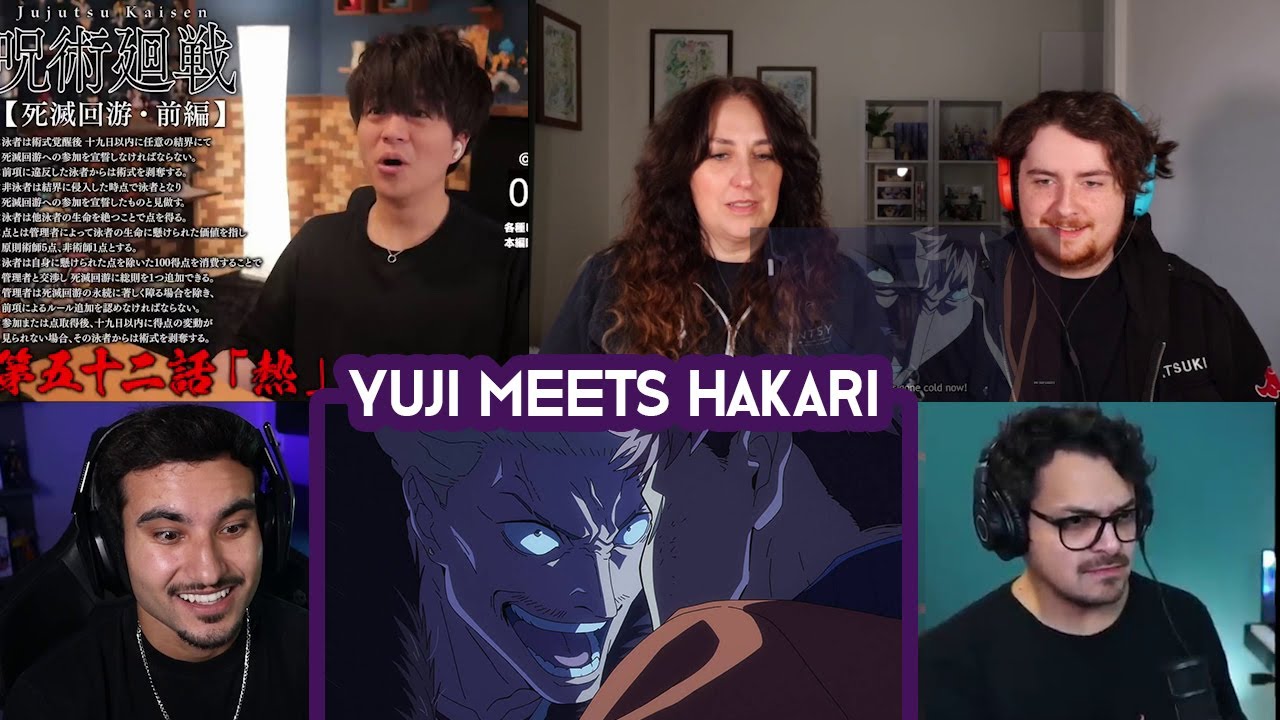 Yuji meets Hakari reaction mashup | Jujutsu Kaisen Episode 5 season 3