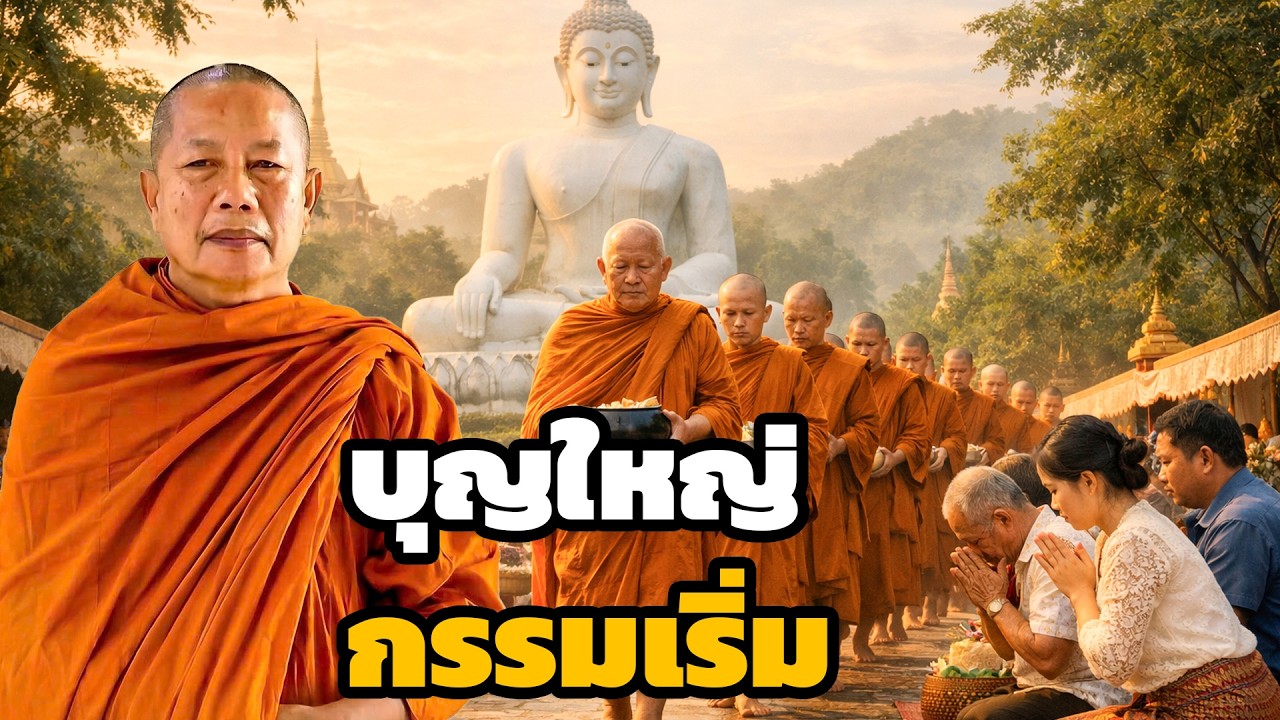 อานิสงส์บุญใหญ่ที่ควรรู้  ธรรมะคลายทุกข์ พระมหาบุญช่วย ปัญญาวชิโร 4