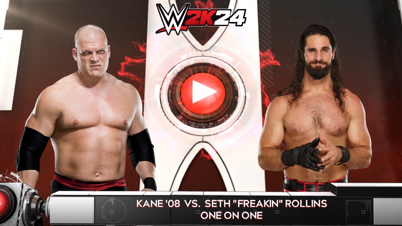 Полный матч - Кейн '08 против Сета Фрикина Роллинза: Одиночный матч на WrestleMania 31 | WWE 2k24