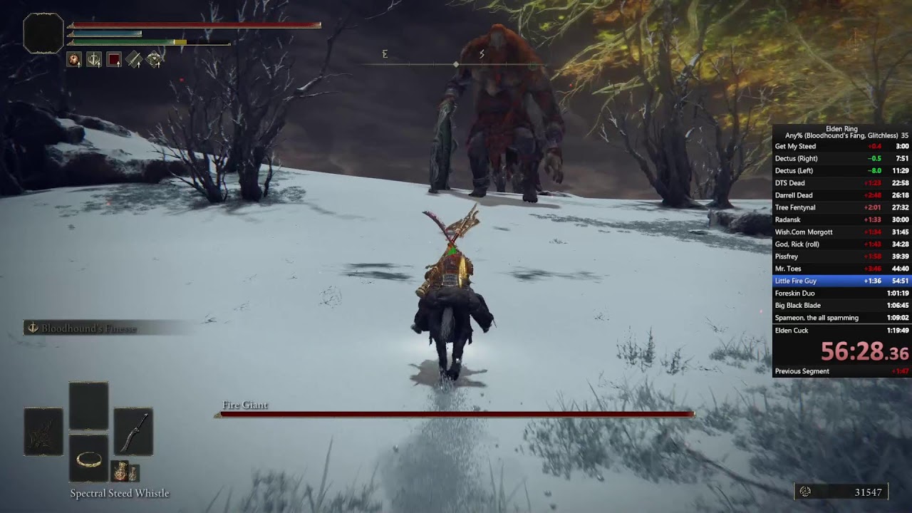 Elden Ring speedrun? (Day 508)