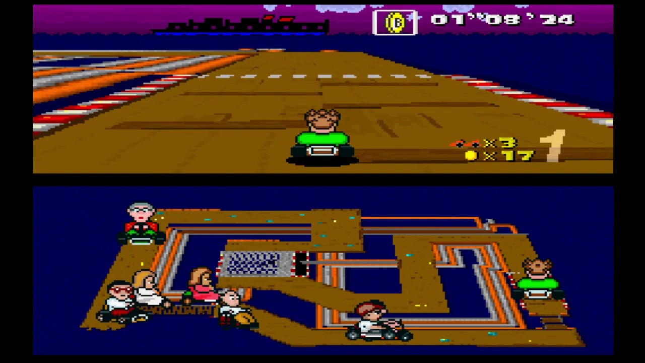 Super Baldy Kart Playthrough Hard Difficulty (2/4) Emerald Cup