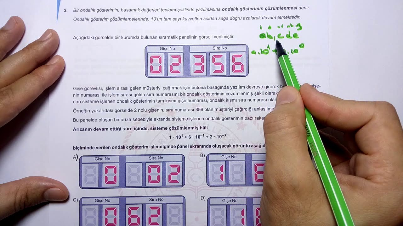 2020 LGS MATEMATİK ÖRNEK SORULARI (Ekim-2019) I FATİH HOCA