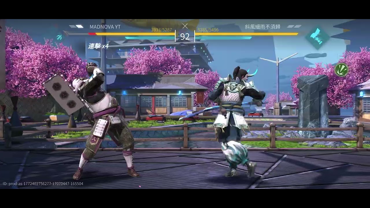 Itu vs Ling &ndash; A True Samurai Battle | Shadow Fight 4 Arena Ranked
