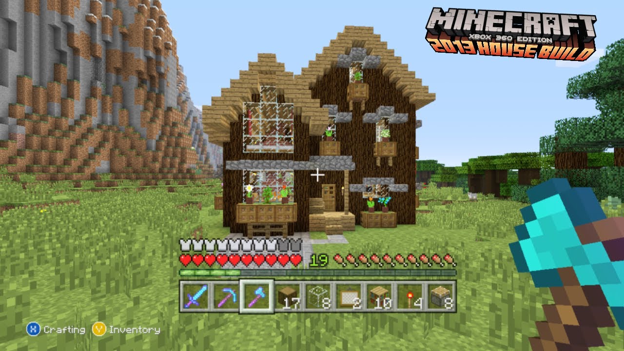 Build a Minecraft House from 2013 with me - No Commentary
