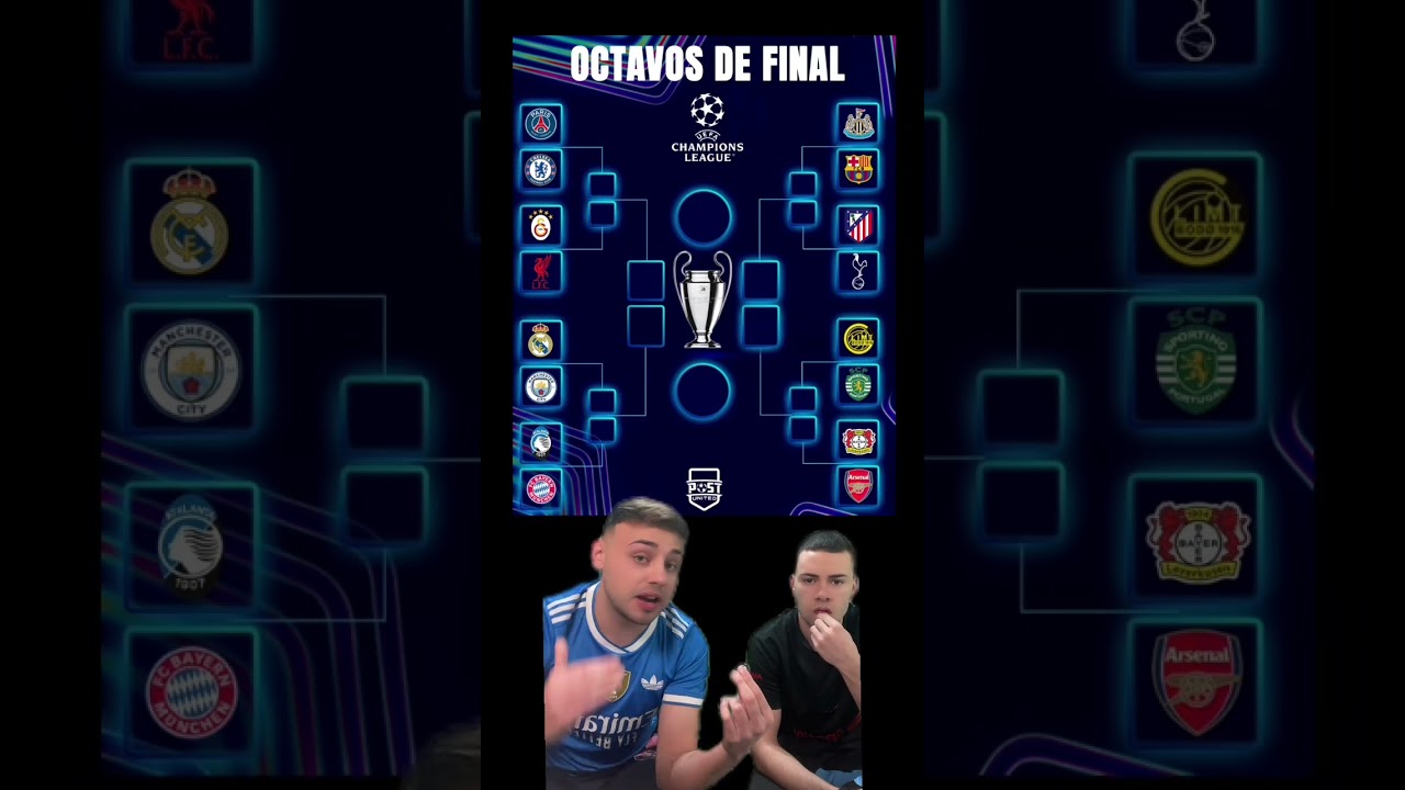 SORTEO OCTAVOS CHAMPIONS #champions #sorteo #octavos #realmadrid #bar&ccedil;a #futbol