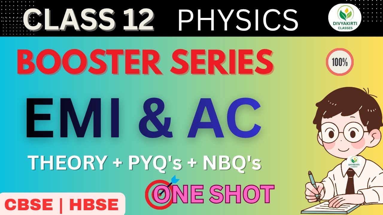 EMI and AC|Electromagnetic induction|Alternating Current|Most repeated questions|PYQ's|HBSE|CBSE