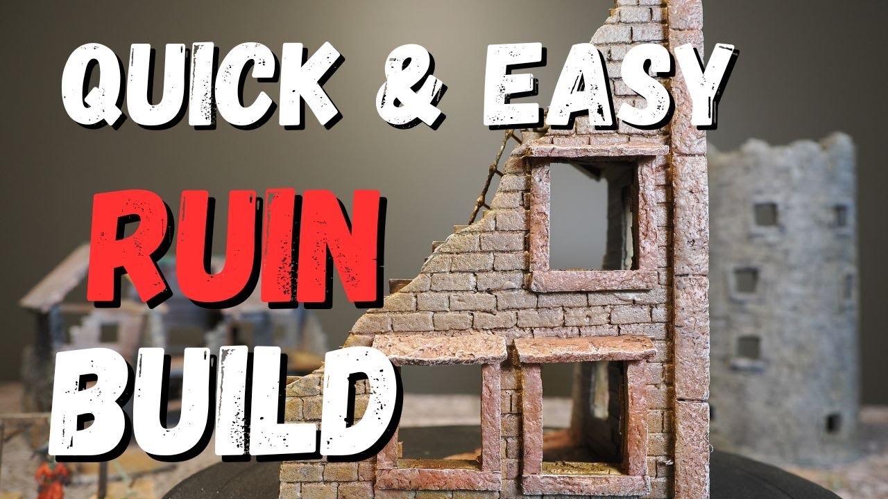 DIY Tabletop Ruins ANYONE Can Make!