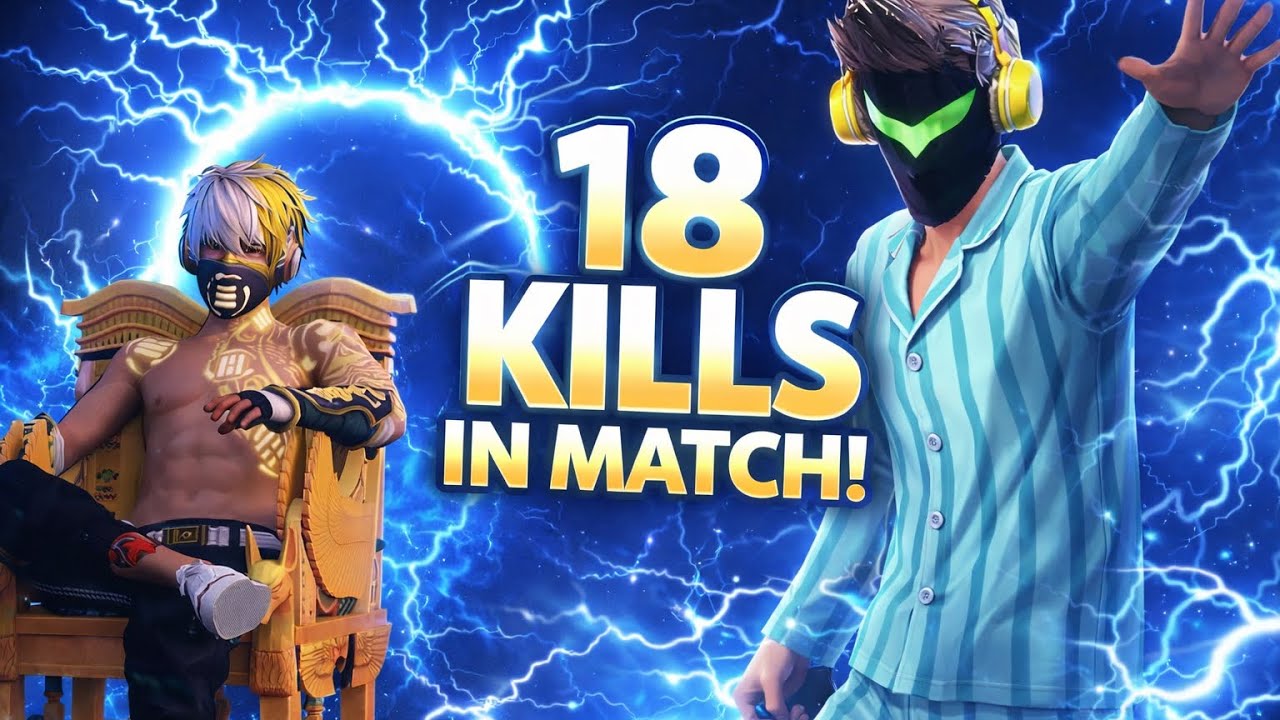 18kills AC80+UMP 99% Headshot Rate Solo Vs Squad Full Gameplay | mobile gameplay