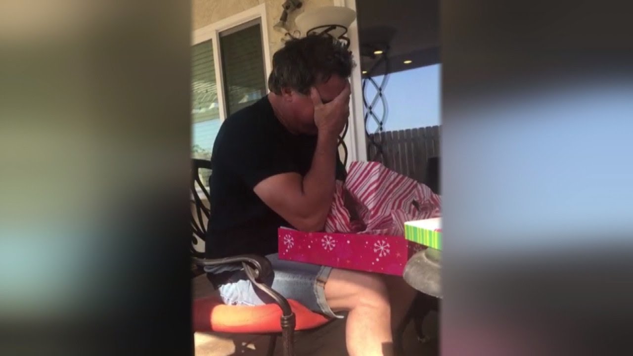 Stepdad Cries When Stepdaughter Gives Him Adoption Papers as a Gift