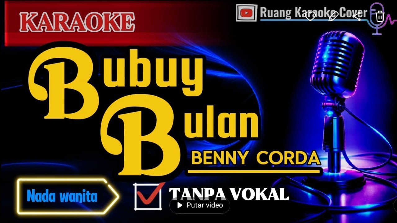 (Karaoke) | Bubuy Bulan | tanpa vokal | lirik dan musik saja