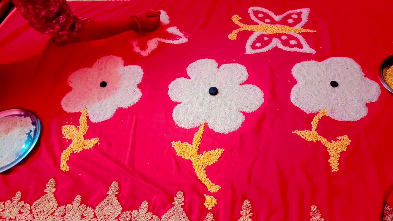 baby photo shoot # rice decoration # flower theme # latest design 👌👌👌💖💖💖🎊🎊