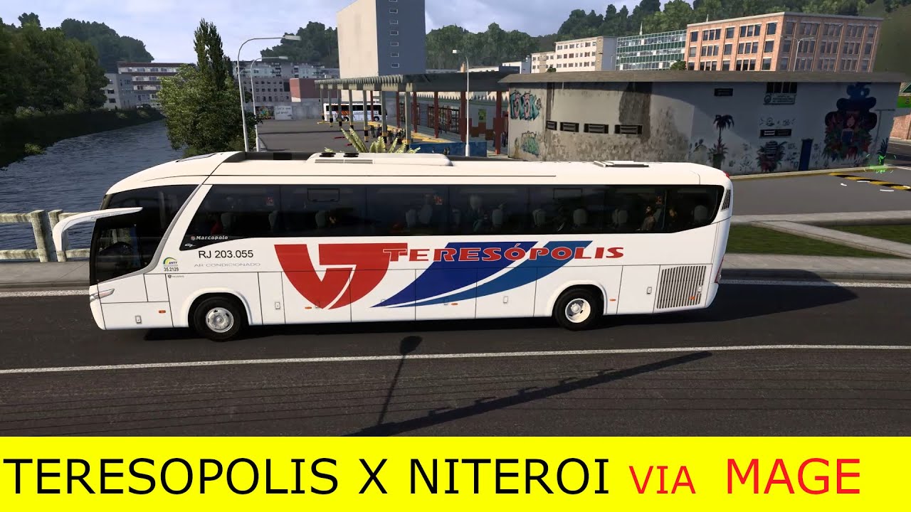 VIAGEM TERESOPOLIS X NITEROI VIA MAGE ETS 2 MAPA RBR