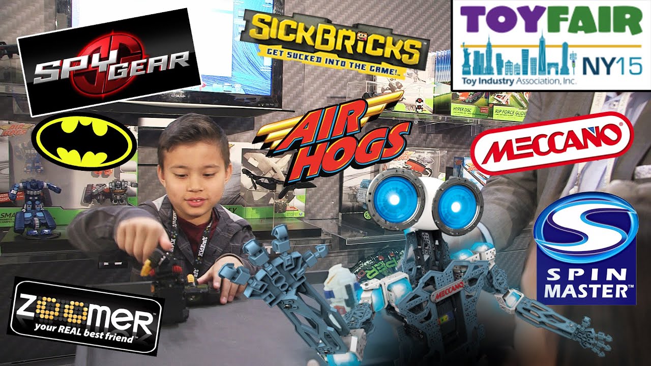 New SPY GEAR & AIR HOGS at Spin Master NY TOY FAIR - Sick Bricks, Zoomer, Meccano, Quick Cups