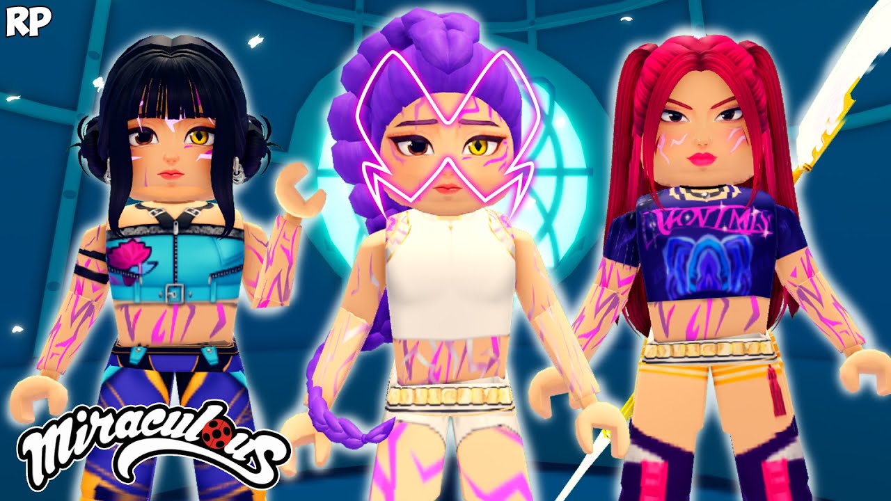 HUNTRIX СТАЛИ ДЕМОНАМИ (KPop Demon Hunters) НЕТ MIRACULOUS RP - MIRACULOUS ROBLOX!