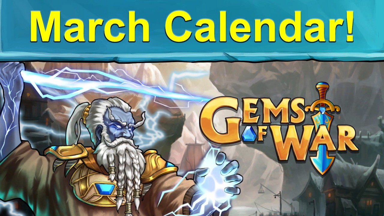 Gems of War: Event Objectives | March Calendar! Astral Spire Update Soon