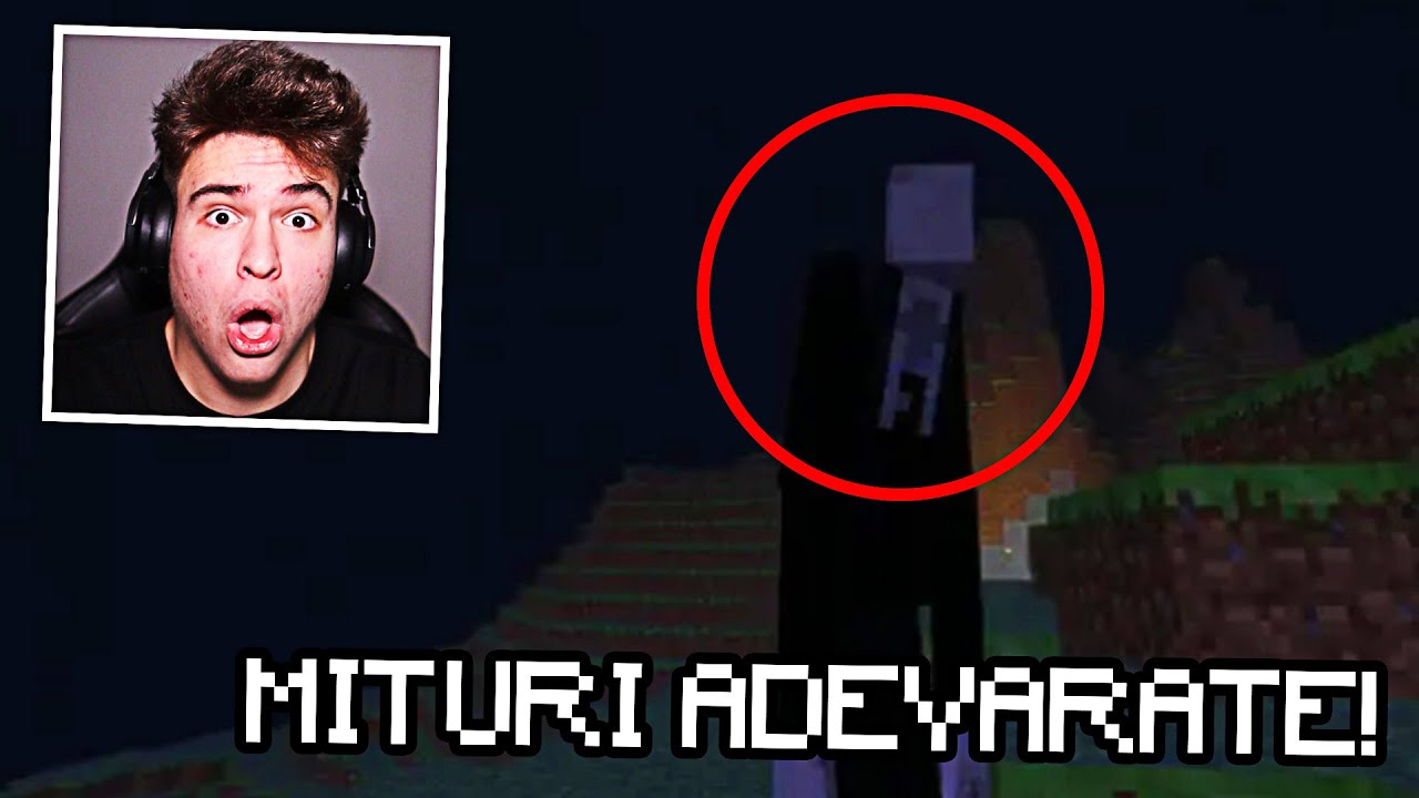 CELE MAI CREEPY MITURI ADEVĂRATE DIN MINECRAFT.. ( COMPILAȚIE FULL )