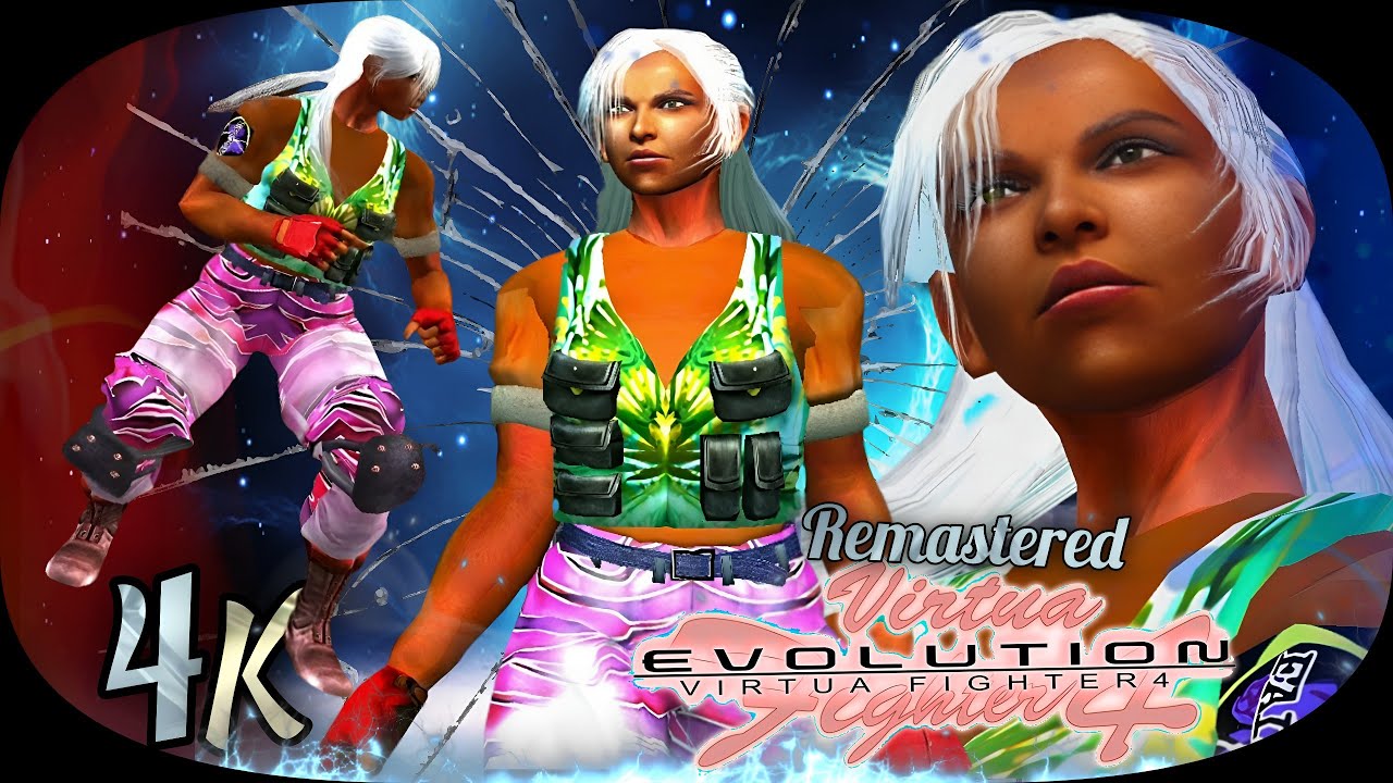 Vanessa ( Christie Tekken 4 & 5 style outfit ) Virtua Fighter 4 Evolution Remastered UHD 4K 60 FPS 