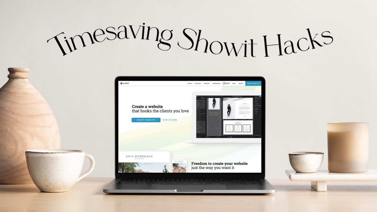 5 Time Saving Hacks for Designing on Showit with Becca Luna