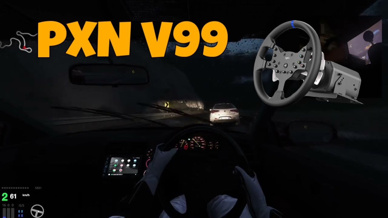 LA Canyons + Traffic + Rain FX | PXN V99 Steering Wheel 