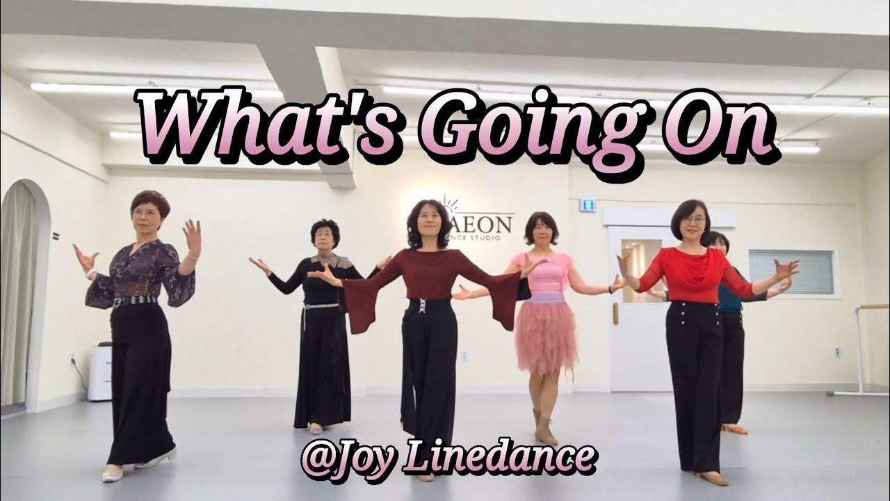 What's Going On - Linedance(High Improver)#목요동호회(2시~4시)#joylinedance