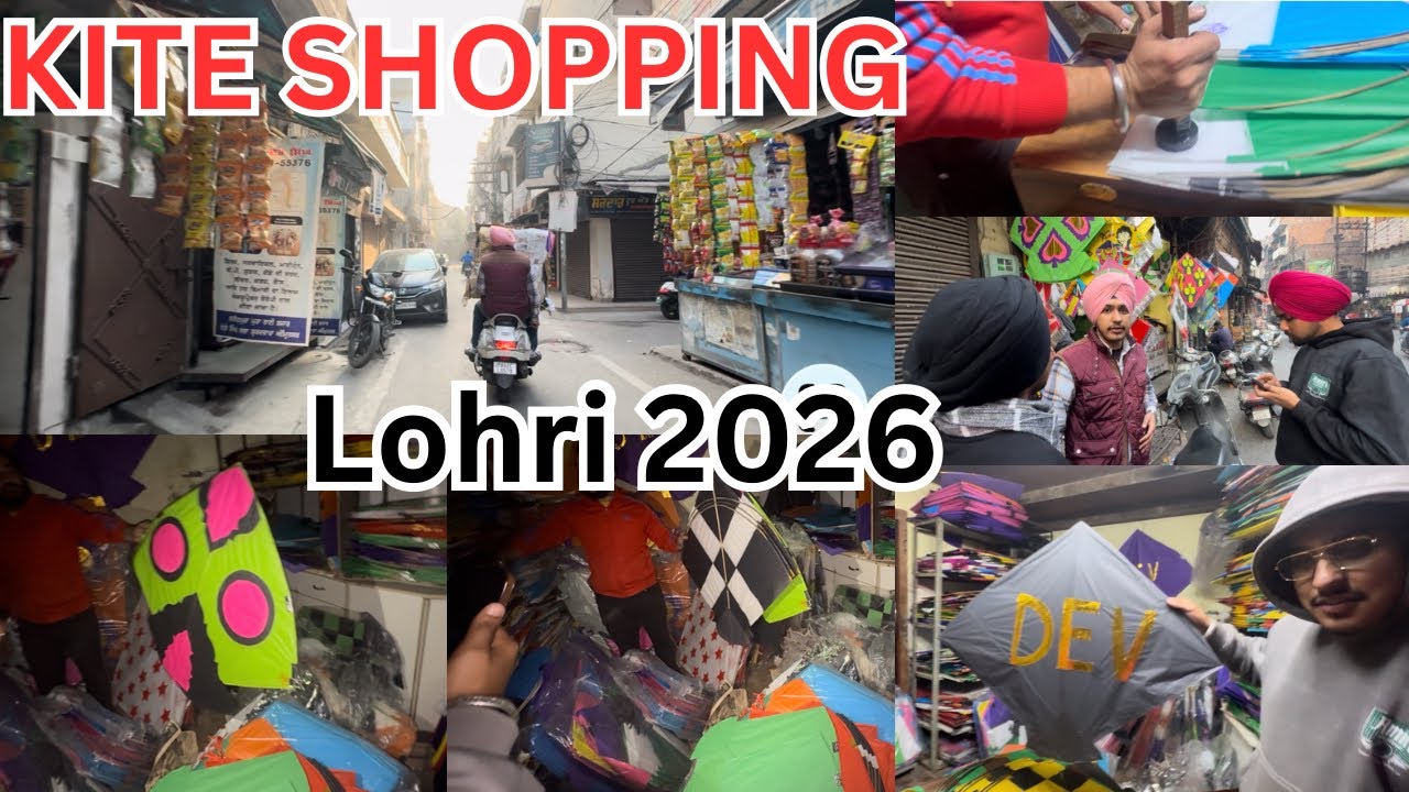 🪁Shopping START 🤩For ||LOHRI 2026🥳||KITE Booking🪁 ||