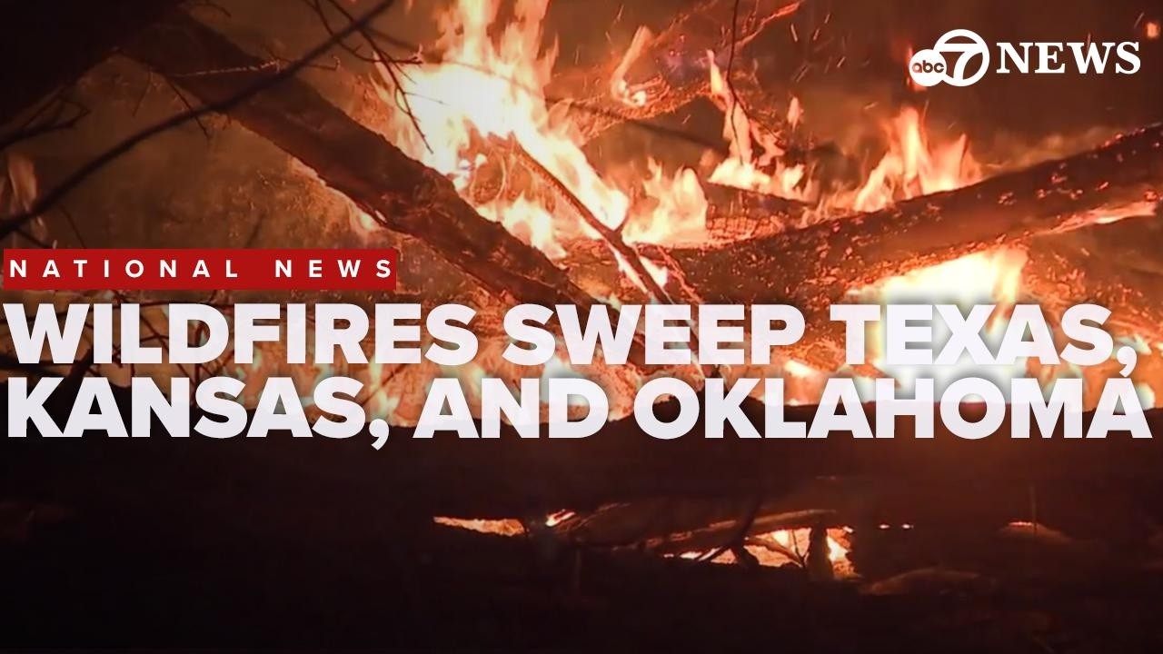 Wildfires spread through Texas, Oklahoma, and Kansas