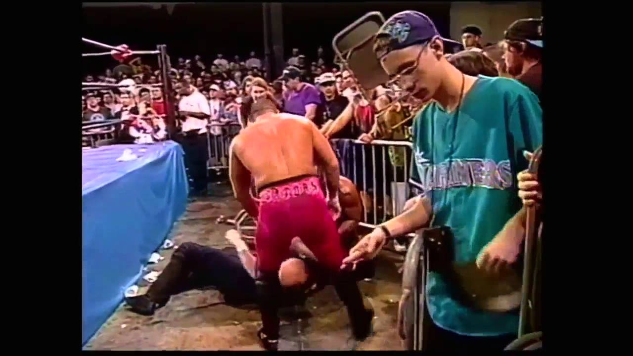 ECW Hardcore TV 1996 05 28 The Dudley Boys Buh Buh Ray Dudley D Von Dudley vs  Damien Kane Devon Sto