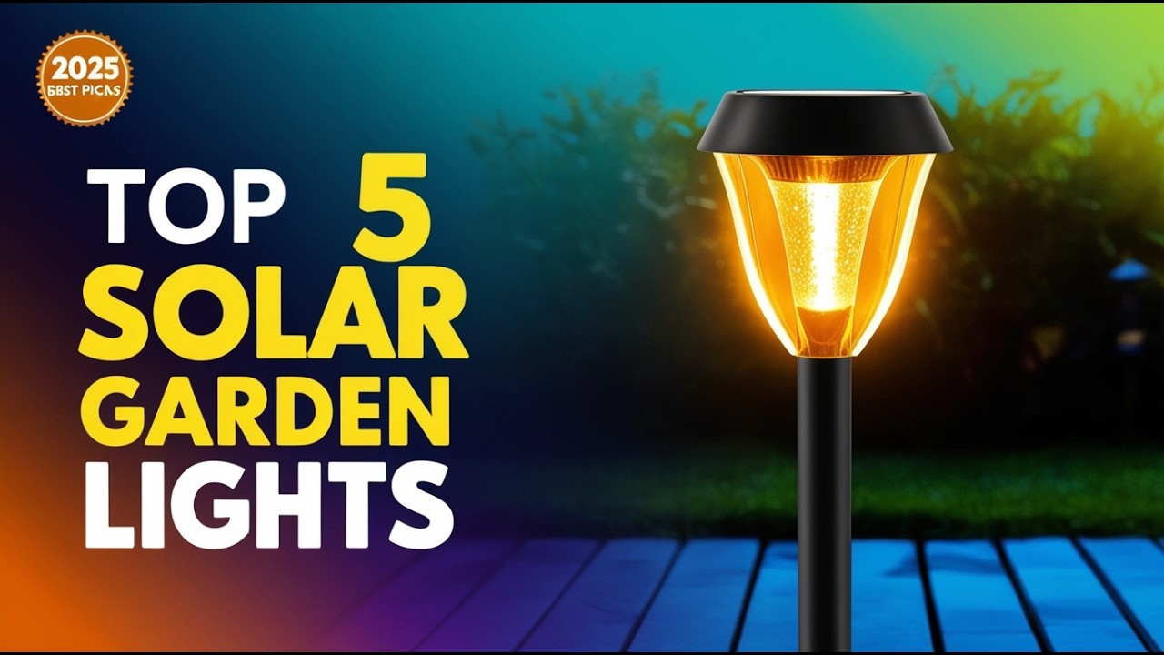 Top 5 Best Solar Garden Lights 2026 | Brightest & Most Durable Outdoor Picks