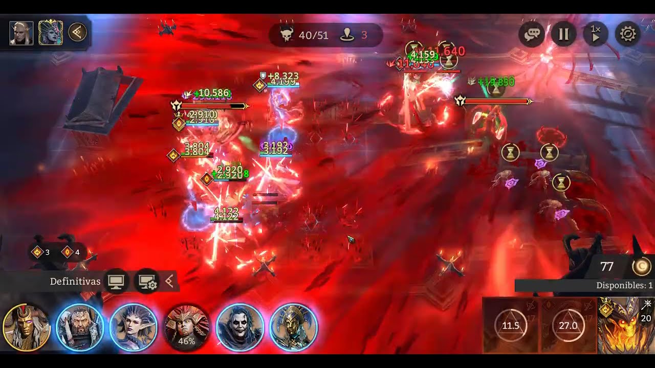 Gear Dungeon 2 Stage 13.  Nigthmare+Infernal factions with Decimus
