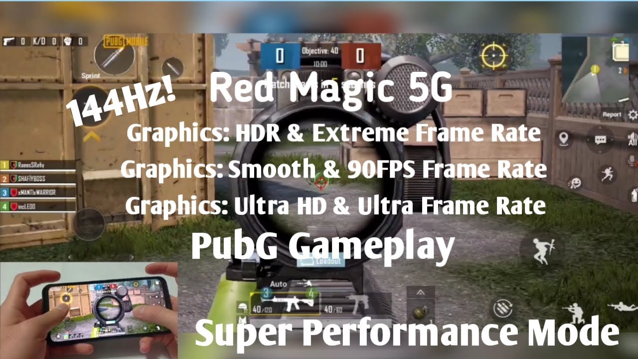144Hz HDR EXTREME PUBG MOBILE | NUBIA RED MAGIC 5G UNBOXING