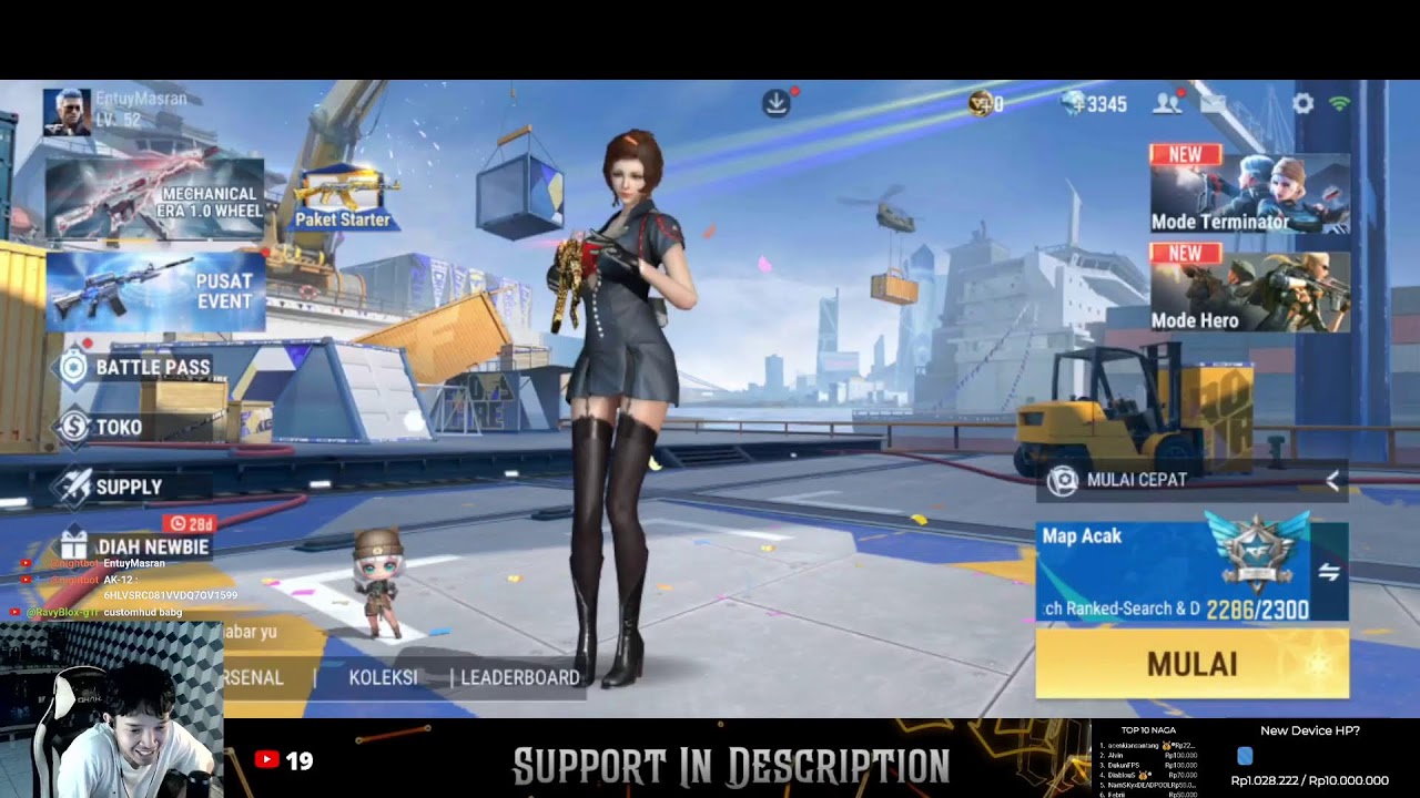 🛑LIVE CROSSFIRE LEGENDS MOBILE❗