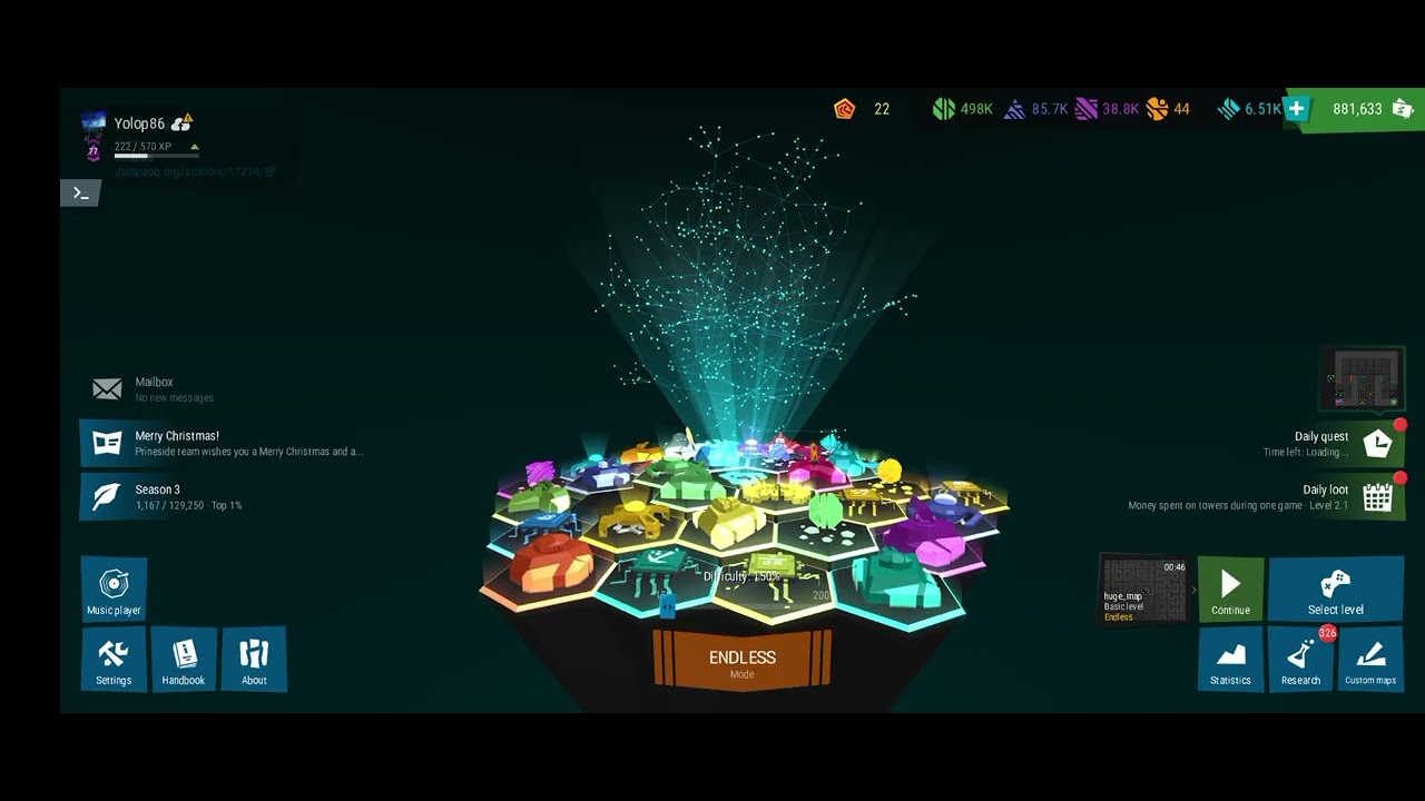 Infinitode 2 | Developer mode | Secret stages overview 