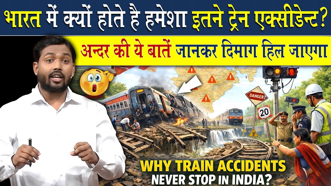 भारत में इतने Train Accident क्यों होते है?
