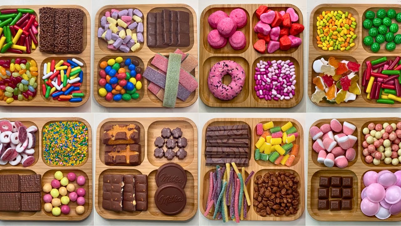 Filling Platter with Sweets Compliationes I 18 minutes ASMR for you