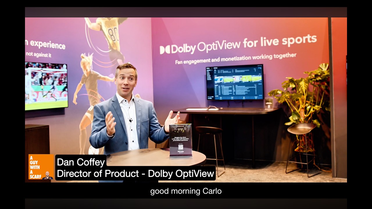 IBC 2026: Dan Coffey walks the Dolby OptiView portfolio and demos Sports Intelligence clipping