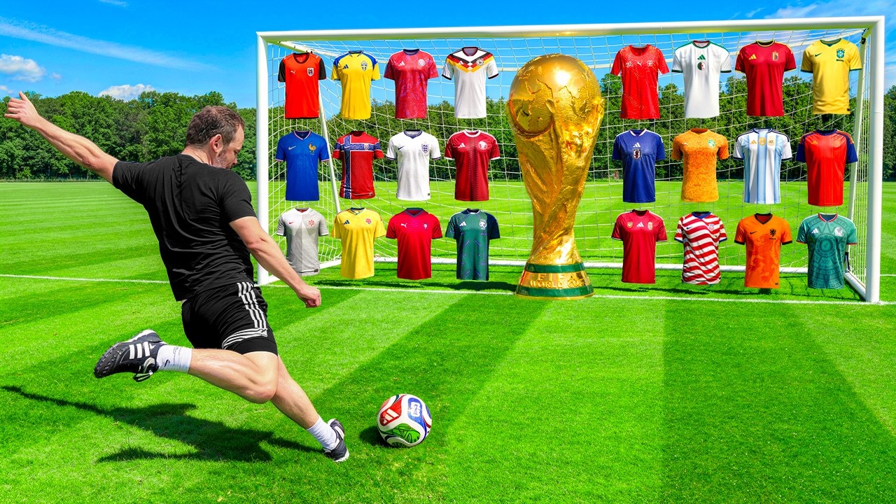 Whatever Shirt You Hit, You Get *WORLD CUP*