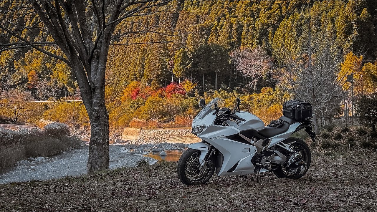 42kmの山道を辿り九州の秋を楽しむバイク一人旅　日田〜八女250kmソロツーリング　Silent Vlog　ASMR　VFR800F